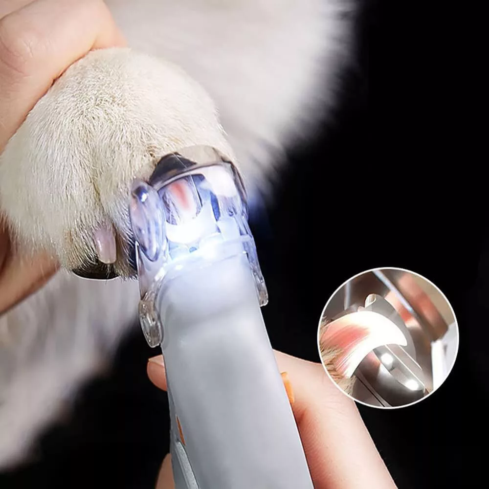Corta-Unhas para Cães com Luz LED
