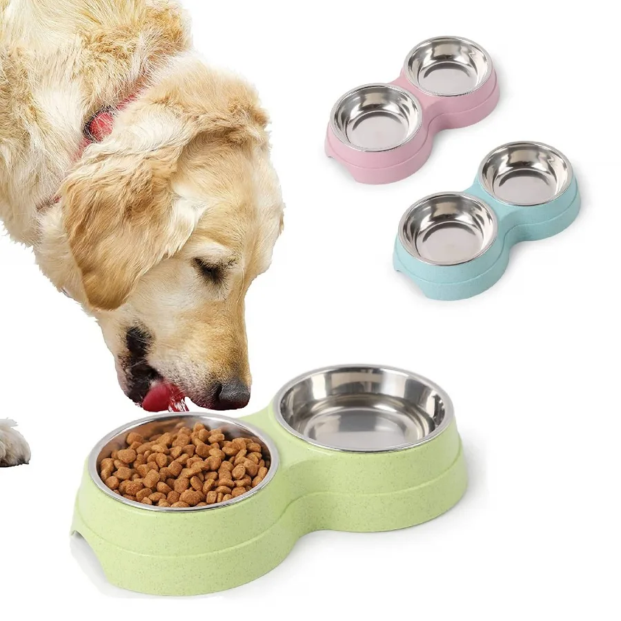 Comedouro para Cão em Aço Inoxidável