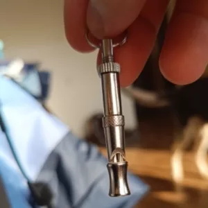 Apito de treino para cães recebido do cliente N****s.