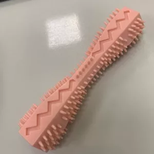 Recebi o brinquedo de mastigar para limpeza dos dentes do cão da cliente H***e.