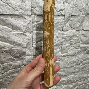 Recebi o Brinquedo de Madeira para Mastigar para Cães do cliente F*****m.