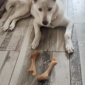 Recebi um Pau de Mastigar de Madeira com Galhada para Cão do cliente T***e.