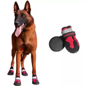 Sapatos Impermeáveis para Cães com Meias Antiderrapantes