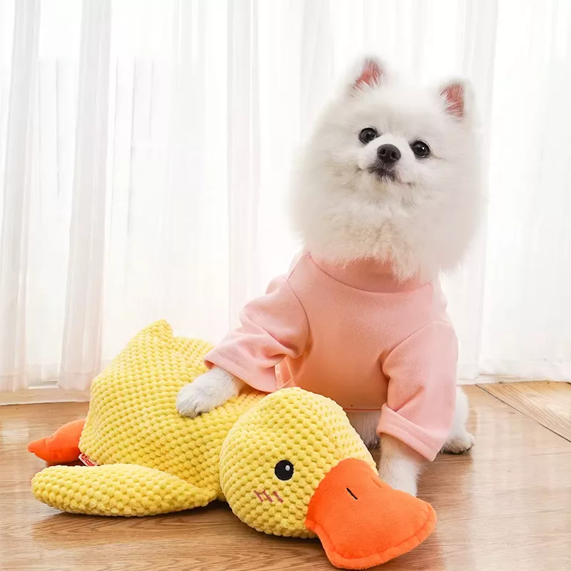 dog chew toy, dog duck toy, squeaky dog toy