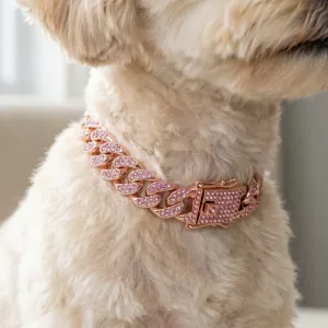 dog chain collar, dog necklace chain